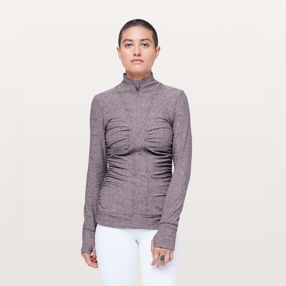 Lululemon Cypress Kiss 1/2 Zip
Heathered Lunar Rock long sleeve - Picture 5 of 8